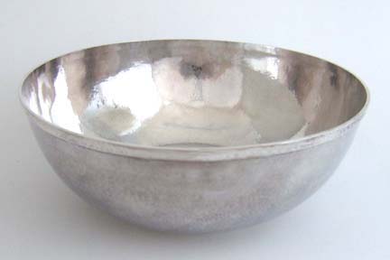 Marshall Fields Colonial Hand-hammered Sterling Bowl 1907-1917